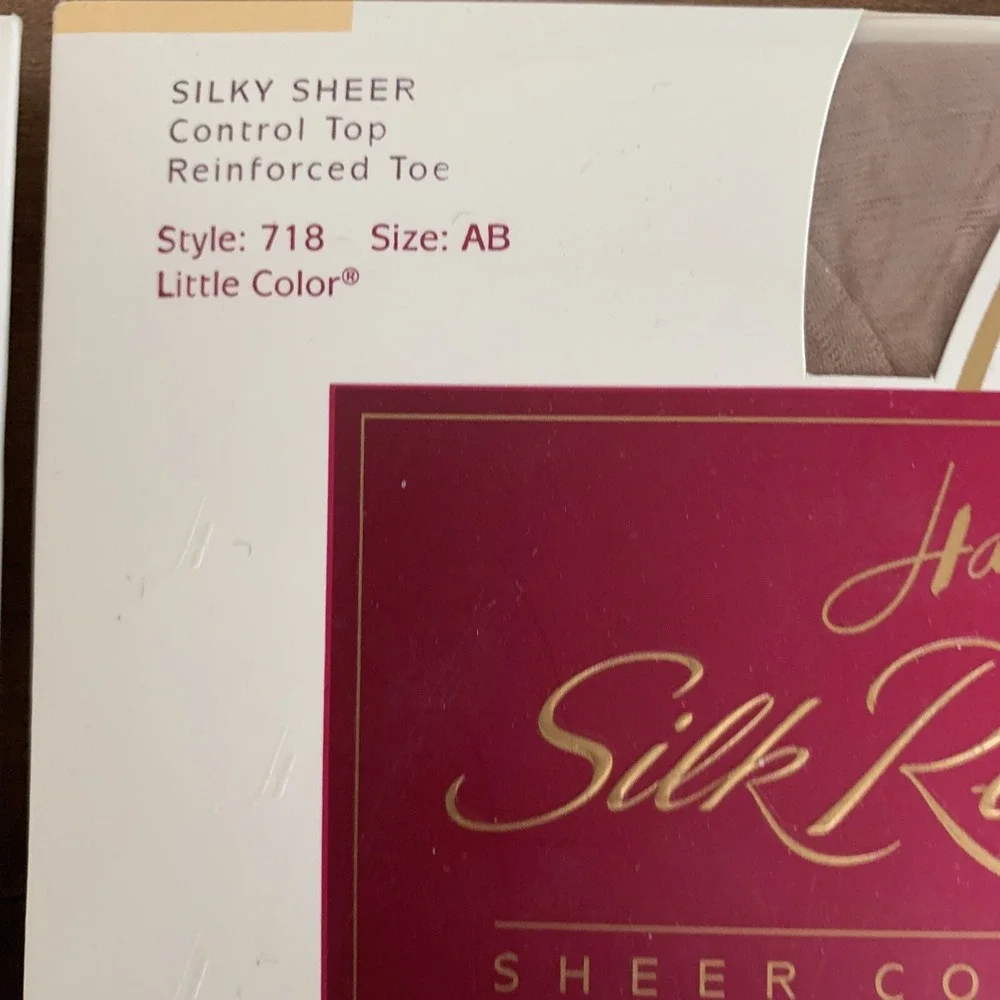 LOT‎ 3 Hanes Silk Reflections Silky Resilience Sheer Elegance Pantyhose SIZE AB